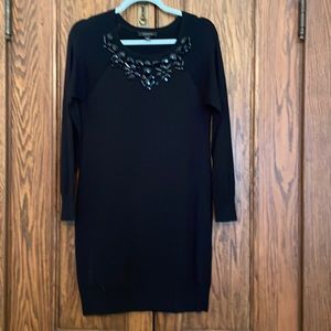 Ann Taylor embellished sweater dress